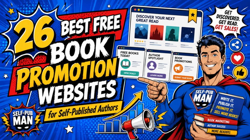 26 Best Free Book Promotion Websites for Self-Published Authors featured image 