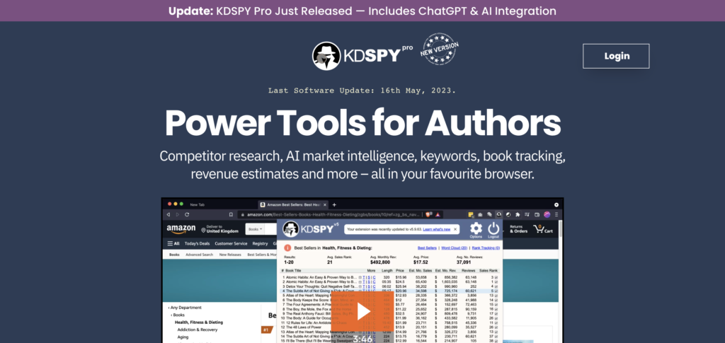 KDPSPY Author Tools