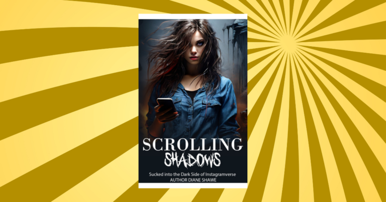 Scrolling Shadows 'Sucked into the darkside of instagramverse' by Diane Shawe